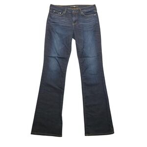 Big Star Hazel Boot Jeans Womens 28L Blue Dark Wash Mid Rise Curvy Bootcut Denim